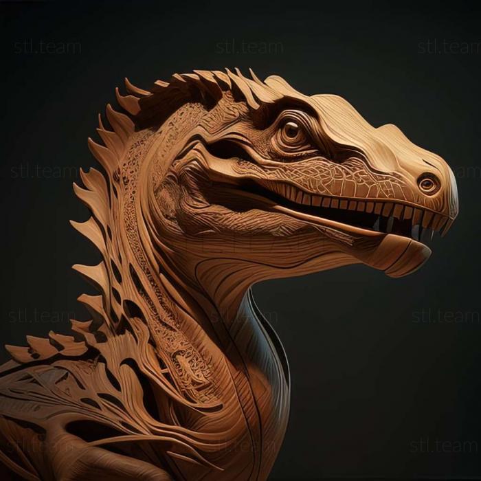 3D model Shuangmiaosaurus (STL)